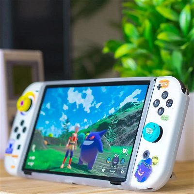 The Switch OLED definitely brings up the colors big time. I pretty much play it exclusively in handheld mode nowadays.

ALSO! I'm happy to announce I've joined the @switcheries affiliate program 🌟 They have A LOT of cool Switch stuff (not just for the OLED). This case is actually pretty comfy and protective. 

You can order this Gengar case and get 10% off using my code FLAXGAMES10, link is in my bio. When this code is used I get a 10% commission and you will be supporting my content 🌿 Thank you!
.
.
.
Hashtags:
#SwitchOLED #FlaxGames #GameboyColor #NintendoSwitch #Pokemon #PokemonLegends #PokemonLegendsArceus #Gengar #Gameboy #SwitchCase #CanadianGamer #Mewtwo #Pikachu