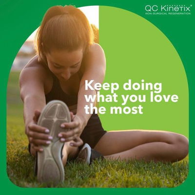 Spring is officially here and our experts at
QC Kinetix want to help those struggling with injuries get back to doing what they love this season. 🌸🏃‍♀️

If you are tired of constant chronic pain, weary from the impact of limited mobility, tired of addictive pain medications, and tired of the overall physical and emotional toll on your body, QC Kinetix might be right for you!

Schedule a consultation today to learn more about our regenerative medicine approach today! Link in bio 👩🏼‍⚕️