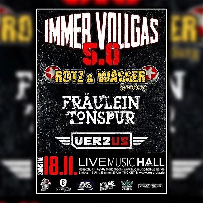 Samstag wird wild!🤟🙌
Holt euch eure Tickets auf
https://www.versus-ffm.de/l-i-v-e/

#versus #versusffm #versuslive #vollgasdrüber #livemusik #liveband #wir #gutsach #gutsachrocknroll #deutschrock #deutschland #eurebuben #rockmusic #rock #metal #frankfurt #liveband #zusammen #gemeinsam #gibson #rotzundwasser #fräuleintonspur #foryou #foryoupage #viral