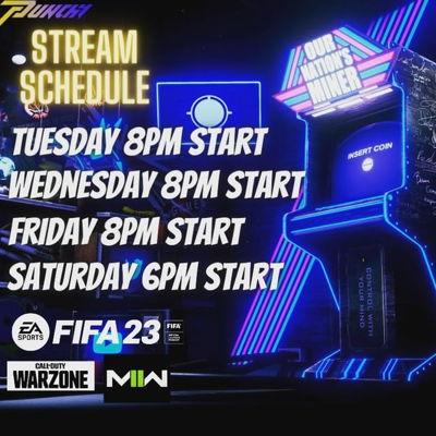New Stream Schedule Guys!!!! Cant Wait!!!!