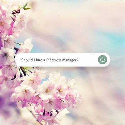 Is it time to hire someone to manage your Pinterest presence?  How about a Pinterest intuitive? 😉⁣⁣⁣⁣⁣
⁣
If you're a creative entrepreneur who lacks the time, energy, and motivation to take on yet another special media platform, ⁣⁣I have good news for you! 🥳⁣
⁣
⁣⁣⁣⁣⁣⁣When you hire a Pinterest manager, you aren't just hiring someone who's an expert in everything Pinterest, but someone passionate about your brand's success on the platform. 💕⁣
⁣
⁣⁣⁣🌟But that's not all! Tap the link in my bio to find 3 more reasons why it's time for you to hire out Pinterest marketing: @pintuitive