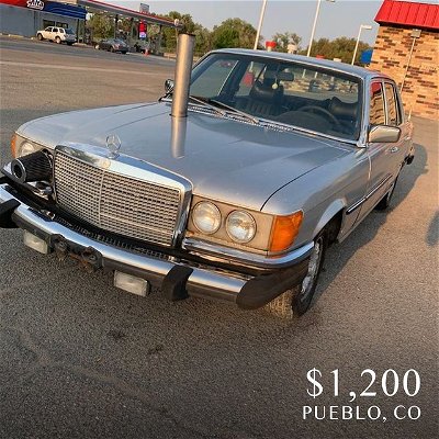 1979 Mercedes-Benz 300 SD
——

“Runs and drives great. Some rust around the rear quarter panel”

SEE OUR STORY FOR LISTING LINK:

https://www.facebook.com/marketplace/item/1010027919760426/

*Check out our “Links” highlights for past links to listings

Car info: #benz #300sd #silver #sedan  #west #1970s #cheapclassicsCO #miles230K
——
Follow @cheap_classics for more #cheapclassics #cheap_cassics #classiccars #classiccarsforsale #coolcars 
——
#classiccar #collectorcars  #carporn #coolcars #carlifestyle #vintagecars #vintagecarsdaily #vintagecarshow #carshopping #buyacar #carbuying #forsale #keepitclassic #drivefasttakechances #caveatemptor #buyerbeware #nogaurantees