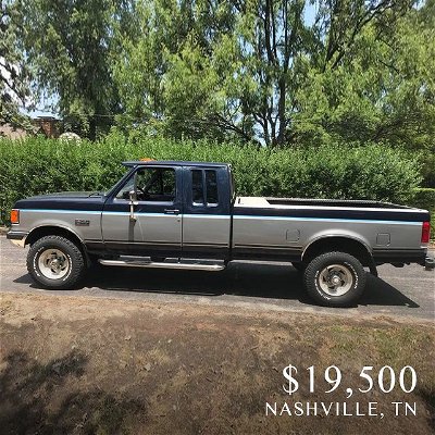 1988 Ford F250 Intl Diesel - Classic Lariat 4x4
——
“Classic relic - this is a mint condition F250. Total workhorse but perfectly maintained. I'm the 3rd owner... 2nd owner used it as a show truck (still has its awards in the glove box!), and 1st owner used it only to tow his boat to the lake and back.”

SEE OUR STORY FOR LISTING LINK:
https://nashville.craigslist.org/cto/d/nashville-1988-intl-diesel-classic/7478439858.html

Car info: #ford  #1980s #cheapclassicsTN #F250
——
#classiccar #collectorcars  #carporn #coolcars #carlifestyle #vintagecars #vintagecarsdaily #vintagecarshow #carshopping #buyacar #carbuying #forsale #keepitclassic  #buyerbeware #nogaurantees #classiccars #cheapclassics #cheap_cassics #classiccarsforsale