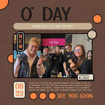 It was lovely meeting everyone on Sem 2 O'Day!
We'd like to welcome all our new members and thank everyone who stopped by to say hi & We would also like to thank @toasty_gulliver for all the help!
• We will soon be announcing our first event of the Semester 2 so be sure to keep up to date on upcoming events on our discord (link in bio)!

#activateuts #utsoday #uts #cafeclub #cafe #sydney
