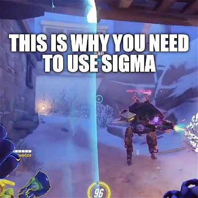 THIS IS HOW YOU USE SIGMA 👀 #overwatch #overwatchclips