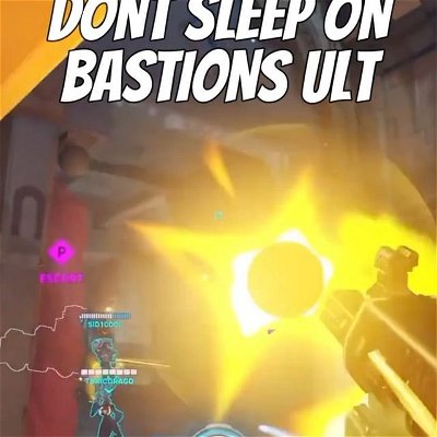 BASTIONS UTLIMATE IS SO UNDERRATED!🤖🚀 #overwatch #overwatchclips #ow2 #overwatch2 #overwatchtiktok #bastion