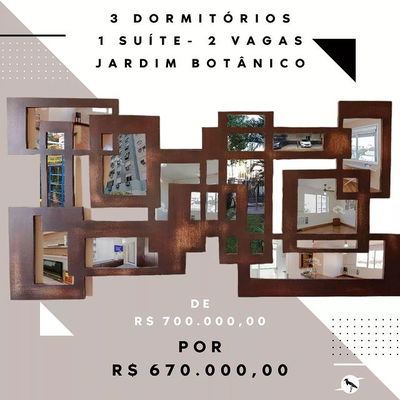 Dia 23/05 à tarde,  tive a oportunidade de revisitar este lindo apartamento no Jardim Botânico, que oferece 3 dormitórios, sendo 1 suíte, e 2 vagas de garagem cobertas e lado a lado. O imóvel está ainda mais pronto para você que busca se mudar o mais rápido possível pois já foram tirados alguma móveis avulsos e o mobiliário fixos permanecerá no local. 

Além disso, o bairro é muito agradável, com ruas planas e arborizadas, com ótimas opções de comércio local e a conveniência do Bourbon Ipiranga quase na esquina de casa. Venha conhecer e se apaixonar!

#apartamentode3dorm #3dormitorios1 suite2vagas
#jardimbotânico
#3dormitorios2vagasladoalado #apartamentocomsoldamanhã
#colégiosantaines