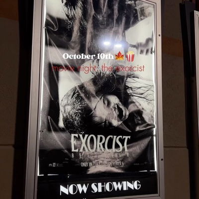I blame myself for having high expectations of the new exorcist movie lol I felt like the trailer made it seem like it would have many creepy scenes but they pretty much shared all the scary stuff on the trailers.🥲

Still i guess it’s a good movie to watch during spooky season. I’m also excited to see the five nights at Freddy’s movie, it looks good!!! And yes I did sneak chic fil a into the theater 😂

#horrormovies #theexorcist #spookyseason #spookyszn #movienight #october #horrorfan #horrorfilm
