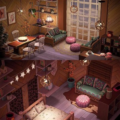 Diana's Boho Desert Getaway. This is the interior for the last HHP build I did.  I love playing with different colors and themes in HHP. 

Partners: @maplesmelodies @_dajelly @gaming_with_liss @switchwithsj @greenleafpiles 

🏷️#acnh #animalcrossing #animalcrossingnewhorizons #nintendo #nintendoswitch #newhorizons #animalcrossingcommunity #acnhcommunity #switch #acnhdesigns #crossingcreations  #gaming #brookeabeeplays #acstardew #gamer #acnhisland #stardew #animalcrossingdesigns #cute  #acnhinspo #gamergirl #cozygamingcommunity #videogames #あつまれどうぶつの森 #あつ森 #どうぶつの森 #ポケ森 #ハピ森 #ポケ森写真部 #あつ森好きな人と繋がりた