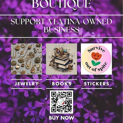 Support our Latina owned business! Since we have opened, we have expanded our stock to include a variety of items - with more to come! Links in bio.
-
-
-
#supprtlatinas #buysmallbusiness #shopsmallbusiness #jewelry #books #stickershop #love #fashion #boutique #boutiqueshopping #entrepreneur #smallbusinessowner #kindness #beutiful