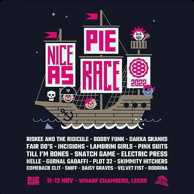 @niceaspiefest Nice As Pie Race coming up in November at @wharfchamberscc Leeds! Have a look at that lineup! 

See you there!

Fair Do's. X