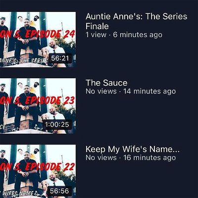 Just dropped 3 video episodes on YouTube. If you like listening to our show this way because you like seeing out are beautiful faces then go check them out and get caught up. 

If you have not already subscribe and hit the little bell. More on the way. #AllPoints