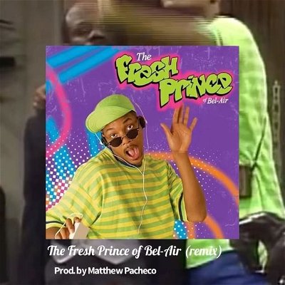 The Fresh Prince of Bel-Air (remix) prod. by Matthew Pacheco. Full song via SoundCloud ☁️🎧. I had fun making this piece. 
 

#thefreshprinceofbelair #willsmith #freshprince #90sshow