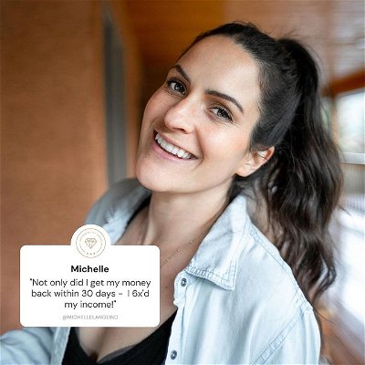 Michelle increased her income by 6x and FULLY booked out her services! 👏🏻⁠⁠
⁠⁠
“The IG ivy league is an unbelievable course for anyone that’s looking to leverage and utilize Instagram for their business...Not only after taking this course did I get my money back right away, but I have 6x the amount of money I was making because of this course.” 💥⁠⁠
⁠⁠
Hell YES, @michellelangeinc! 💪🏻 Michelle is just one of the many students who buckled in, put in the work and saw incredible success with The Instagram Ivy League!⁠⁠
⁠⁠
And get this: Michelle had just 671 followers when she joined. Just like so many of my students; they don’t already have thousands of followers to help them achieve financial success 💸
⁠⁠
In reality, all my students start from "scratch" and are backed by a foundational strategy that allows them to make serious money and build their business without spending all day on Instagram!⁠⁠
⁠⁠
Sounds like the dream, right?! 👇🏻⁠⁠
⁠⁠
What's not a dream is that the doors to the Instagram Ivy League close TONIGHT (October 8 @ 11:59pm PST)⁠⁠
⁠⁠
If you’re ready to take the leap, here’s what you’ll get: ⁠⁠
⁠⁠
✅  60 step-by-step video tutorials on how to optimize your IG, create a sustainable content plan that converts, start and grow your email list, and generate income from your newly founded followers⁠⁠
⁠⁠
✅  28 digital workbooks, checklists, calendars & PDFs to help you further understand and implement the course content⁠⁠
⁠⁠
✅  3 success mindset lessons to help you see yourself as the badass entrepreneur you really are⁠⁠
⁠⁠
✅  7 accountability check points to keep you on track and receiving the support you need⁠⁠
⁠⁠
In addition to this self-paced program, I’m throwing in some bonuses like access to our private Facebook community, an Instagram Stories Crash Course, the Business Owner’s Hashtag Bank, and more! We’re talking THOUSANDS of dollars worth of resources, guidance and tools here! 🔥
⁠⁠
The clock is ticking ⏰ and it’s time to get serious about where you want your biz to be in the next year.. Visit igivyleague.com or click the link in my bio (@alextooby) to enroll today!⁠⁠