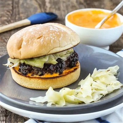 Believe it or not, one of the questions I get the most is, "What can I do with all of this ground beef I have?" 🍔🍝

I developed this recipe in answer to that question. This Bulgolgi Burger with Quick Pickled Cabbage and spicy Gochujang Mayo is inspired by Korean BBQ and is (IMO) a major upgrade from the traditional burger! 

https://blackberrybabe.com/2020/06/12/bulgogi-burger/