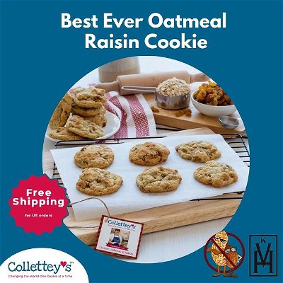 These cookies are all about the perfect balance – just the right amount of oats and raisins, baked to perfection. They're made in a Nut and Tree-Free Facility and are Kosher Certified!

Every order contributes to education and leadership classes for individuals with disabilities. Order now and make a difference while you enjoy your treat! Link in the bio.🍪❤️

#ColletteysCookies #OatmealRaisinCookies #CookiesWithACause #NutAndTreeFree #KosherCertified #entrepreneur #influencer #nonprofitfounder #disabilityrights #disabilityactivist #downsyndromeawareness #womanowned #overcomeadversity #purposedriven #purposeforward #freshlybaked #bostonbased #disabilityemployment