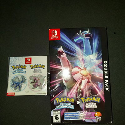 Went and picked up the double pack of Pokémon brilliant diamond and Shinning Pearl 😆😆😆 

Which version are you getting? Which ledgendary do you prefer? What is your favorite Pokémon game? 

#twitchstreamer #pokemon #pokemonbrilliantdiamond #pokemonshiningpearl #pokemonbrilliantdiamondandshiningpearl #pokemonlover #gamer #follow4followback #pokefan #pcgaming #nintendo #nintendoswitch #nintendolife #casualgamer