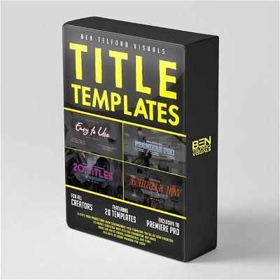 The “Cinematic Title Templates” pack from @bentelfordvisuals is now available on my store! 

Elevate your video titles with these eye-catching customizable templates. All fonts are free for commercial use.

On the store, you’ll also find a free demo pack, which includes two sample templates.

#bentelfordvisuals #explore #editors #adobe #premierepro #filmmakers