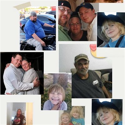 I made this for my family and I'm so grateful to have such a great family and I love all of you Sherry Wicker-pollock Cindy Demars April Wicker Pittman Chad Kopperman