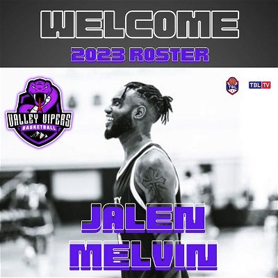 MEET THE PLAYERS

Every team needs a big man and boy, do we have a big man. Jalen Melvin (@j2jalen)  of Prince Georges County, MD is a 6'10" forward force to be reckoned with. Jalen graduated from West Virginia Wesleyan College with a Bachelor of Arts in Management and a minor in marketing. We can't wait to see him take the court at the Wilkins Athletics and Events Center on March 12th!

"I'm looking forward to getting a chance to play at a high level again and to see how far these great people can take this team."

#tbl #adifferentleague #thebasketballleague #JalenMelvin #vavipers #valleyvipers #virginiavalleyvipers #fangsup #probasketball #winchesterva #virginiabasketball #westvirginiawesleyan📚 #princegeorgesmd