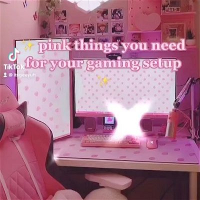 a little sneak peek of the things I have in my pink gaming setup 💕✨ 

what do you guys think? what else should I add? (that’s pink 🤣)🤔

#gamingsetup #kawaii #pinksetup #pinkkawaiigaming #pinkgamingsetup #gamergirl #kawaiiaesthetic #kawaiigirl #pinkkawaiigaming #pinkgamer #gamingroom