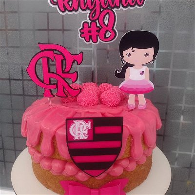 Flamengo 💗🖤 para comemorar os 8 aninhos da Rhyana.