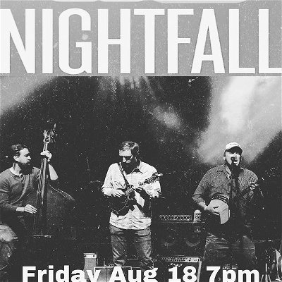 Hey y’all let’s do Nightfall!! We were lucky enough to get offered a last minute @nightfallcha show opening for @ashes_and_arrows this Friday!! We begin at 7, free show, weather looks like it’s gonna be perfect! 
.
.
.
#nightfall #nightfallcha #ashesandarrows #chattanooga #tennessee #highcoldwind #moccasinbender #songsfromthesuck #chattanoogatn #randysteele #CHAmusic #supportlocal #banjo #bluegrass #bluegrassbanjo #scruggsstylebanjo #guitar #songwriter #originalmusic #fy #foryou #foryoupage