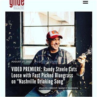 Huge thanks to @glidemag for the debut of the new video for the ‘Nashville Drinking Song’. Our dear buddy @jakey_lutsko shot and edited this video of our pregame, show, and post show shenanigans from a @thewoodshoppresents show in May. Check the story or bio for a link!  New stuff happening all week!  Thanks for all the hard work @dreamspiderweb!
.
.
.
#highcoldwind #nashvilledrinkingsong #newmusic #bluegrassy #glidemagazine #randysteele #songsfromthesuck #chattanooga #nashville #tennessee #moccasinbender #fy #fyp