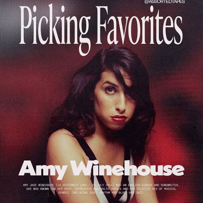 Amy Winehouse was a once in a lifetime talent and I'm so glad that she shared that talent with all of us